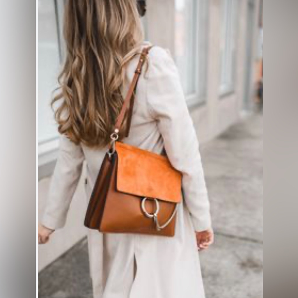 Chloe Faye medium tobacco/ mixed metal hardware